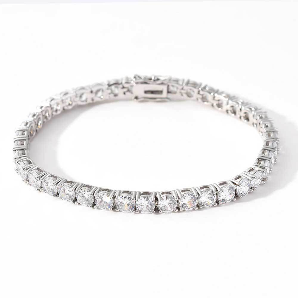 Argent (4 mm de large) - Bt006