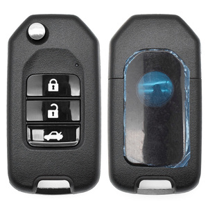 Автомобильный ключ Keydiy Универсальный черный 3 кнопки B NB ZB серии Smart Car T-oyota пульт дистанционного управления с чипом логотипа - Product Image 1