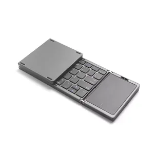 Cheap Wireless <strong>Bluetooth</strong> <strong>Keyboard</strong> Pad Phone Laptop 3 in 1 Multi Function Foldable <strong>Keyboard</strong> - Product Image 2
