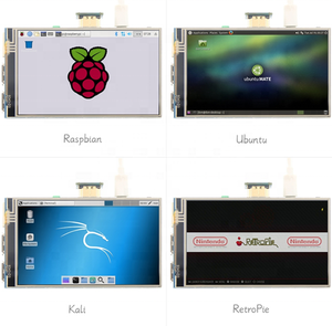 4 zoll Raspberry Pi HD MI Anzeige Raspberry Pi Touchscreen IPS HD 800X480 3B+/4B