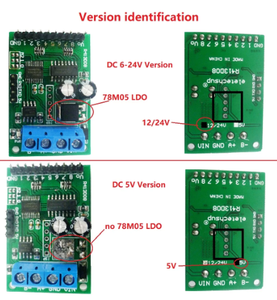 RS485 RS232(TTL) PLC Modbus Rtu Módulo 8ch IO Placa de interruptor de control para relé Automatización industrial - Product Image 3