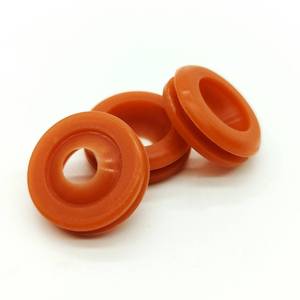 ซีลยาง FKM VMQ NBR EPDM รูปทรงซิลิโคนสีแดงแบบกําหนดเอง - Product Image 3