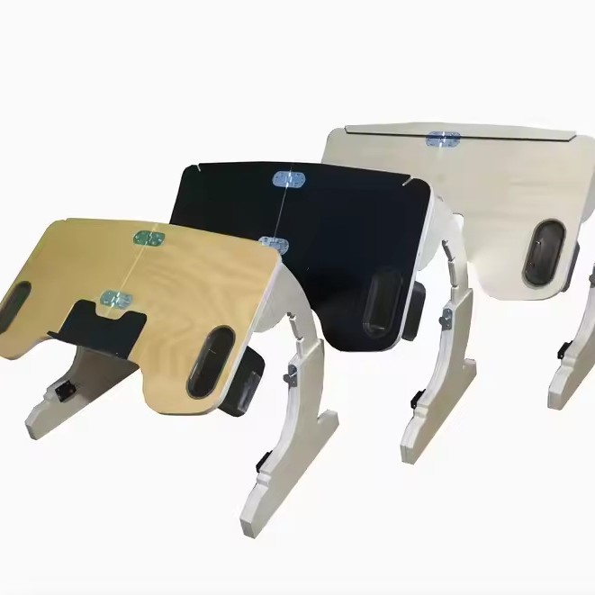 Odd-shaped lazy computer desk