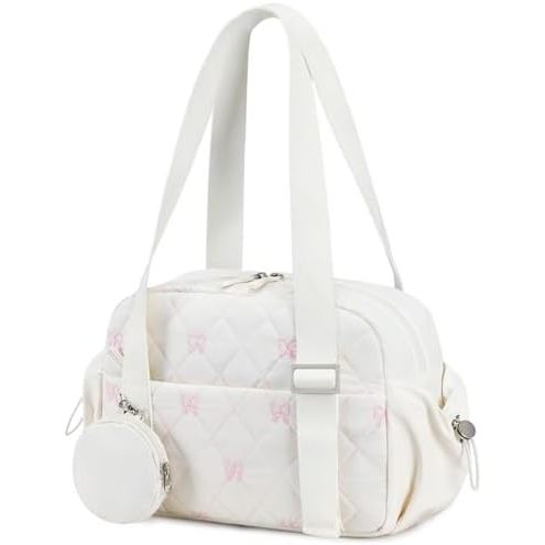 White Pink Bow