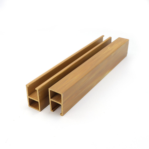 新设计木塑天花板木塑复合材料室内木纹木塑天花板 - Product Image 1