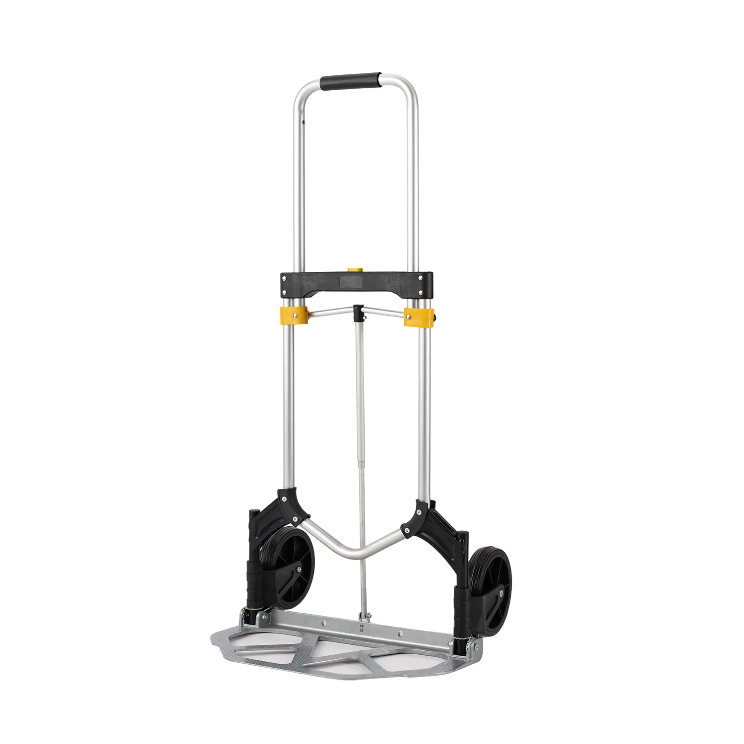 Opvouwbare Handtruck Aluminium Opvouwbare Handkar 2 Wielen Klimmen Bagage Trolley Grote Capaciteit