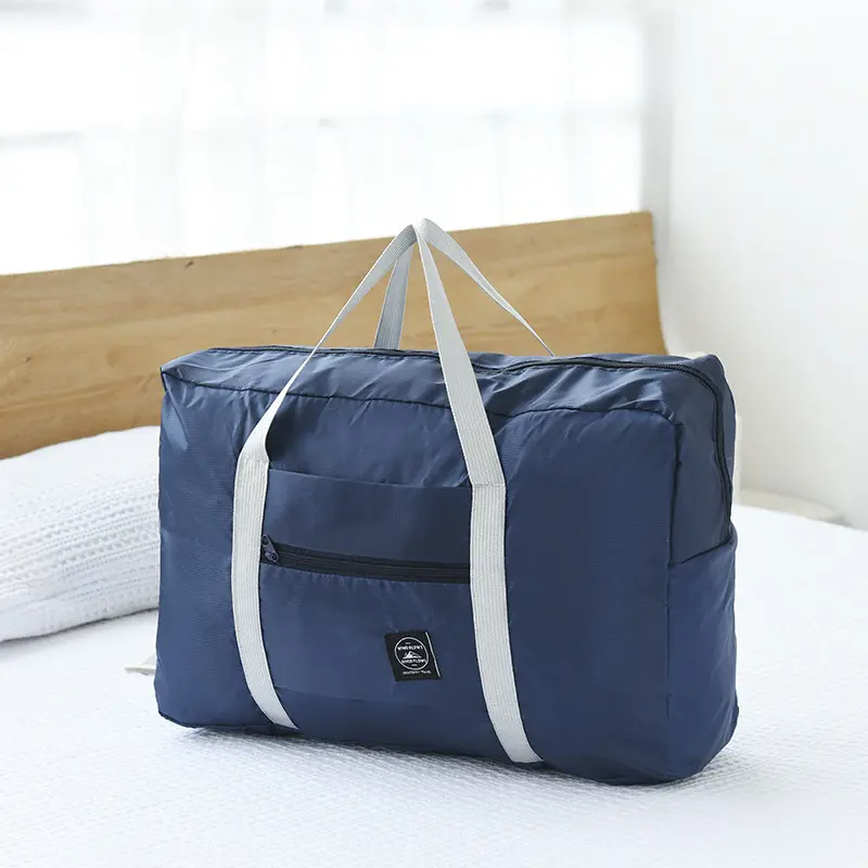 Sac polochon romain bleu clair 32 Kg pliable bijoux cuir Weekender femme voyage pas cher