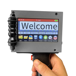 Stampante portatile a getto d'inchiostro per pellicola plastica data di scadenza Batch di codifica per bottiglia timbro di scadenza QR Coder Tij stampante a getto a mano - Product Image 1