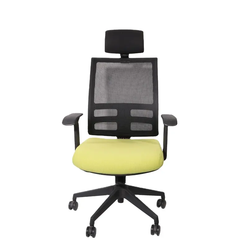 Penjualan Terbaik kursi kantor ergonomis jala putar 360 penyesuaian ke depan dasar nilon