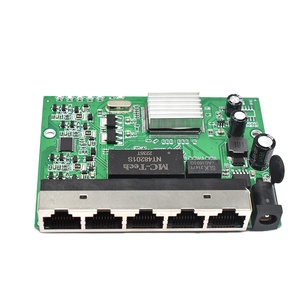 OEM ve ODM Mini 100M POE anahtarı 5-Port hızlı masaüstü PCBA QoS 4-Port 10/100Mbps PoE 65W harici güç 1G IEEE802.3af/at anahtarı - Product Image 1