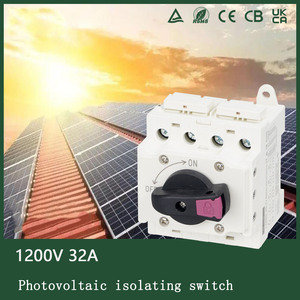 太陽光発電スイッチDC1200V 32A 4P絶縁DCスイッチ屋外防水接続ボックスモジュールスイッチに使用 - Product Image 2