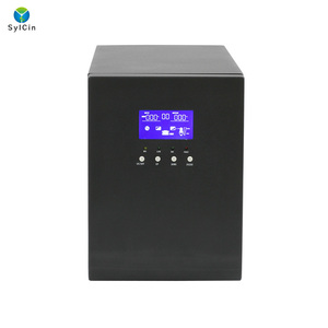 Fuente de alimentación de onda sinusoidal pura, suministro de energía de respaldo UPS de 24v, 1KW, 1KVA, batería de litio, sistema UPS para ordenador PC - Product Image 2