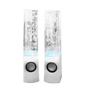 Sistema de alto-falante da torre da água dança, com áudio bluetooth 3.5mm função da gota da água para o caderno do smartphone, laptop, desktop