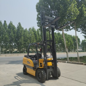 Carretillas elevadoras eléctricas de tamaño pequeño de 1 tonelada y 5 toneladas, plataforma de cuatro ruedas de elevación hidráulica para carga, descarga, pila móvil - Product Image 2