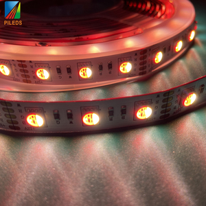 Yüksek kalite 5 4IN 10mm genişlik RGBWWW RGB CCT LED şerit 12v 24v 5050 otomatik renk render RoHS DC12V iyi fiyat IP68/IP20 - Product Image 5
