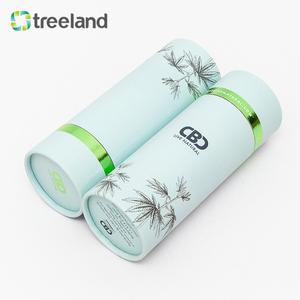 Tùy chỉnh <span class=keywords><strong>CBD</strong></span> Sản phẩm giấy bao bì ống giấy kraft xi lanh gói với Matt cán Kính thiên văn hộp - Product Image 4