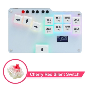 Mini Gamekeyboard Arcade joyStick Controller di gioco RGB Led tastiera meccanica per PS4/PS3/PC/Switch/Mister/Android - Product Image 6