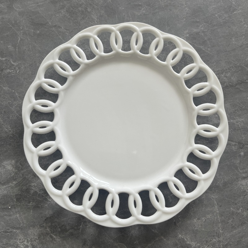 Assiette blanche 6 pouces