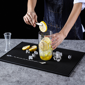 45*30cm Soft <strong>PVC</strong> Rubber Custom <strong>Bar</strong> Runner Mat for <strong>Bar</strong> Using Eco-friendly <strong>PVC</strong> OEM Embossed logo <strong>bar</strong> Drip Mat - Product Image 3
