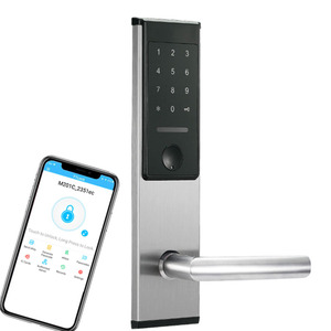 Wi-Fi Smart <span class=keywords><strong>Lock</strong></span> Ttlock Keyless <span class=keywords><strong>Entry</strong></span> Elektronische Tastatur für Aluminium-Holz-Stahltüren Smart HOME Integration Cloud-Daten speicher