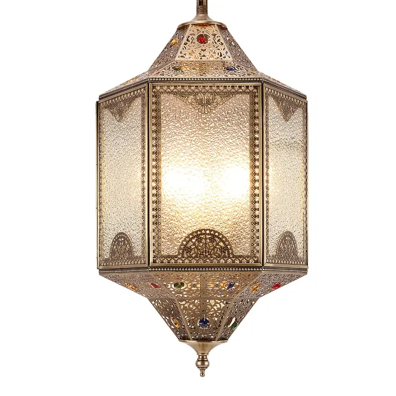 Мозаичный Ретро арабский подвесной потолочный светильник, люстра-фонарик из латуни и стекла с британской вилкой, подвесной светильник в турецком/марокканском стиле