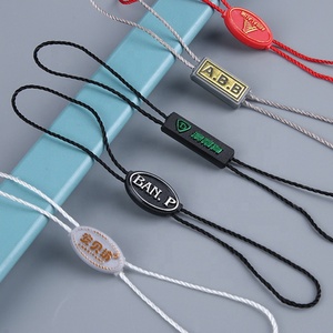 Manufacture <strong>Custom</strong> Swing <strong>Tag</strong> <strong>String</strong> Logo Garment Hang <strong>Tag</strong> Plastic Seal <strong>String</strong> for Clothes <strong>Tag</strong> Hanging - Product Image 4