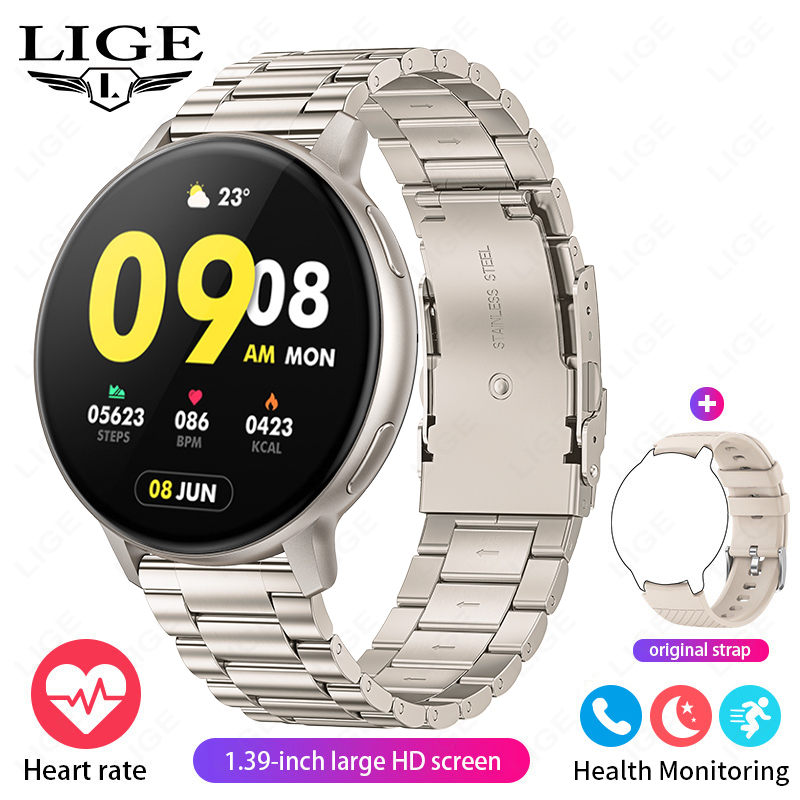 I - Silver steel + gift strap