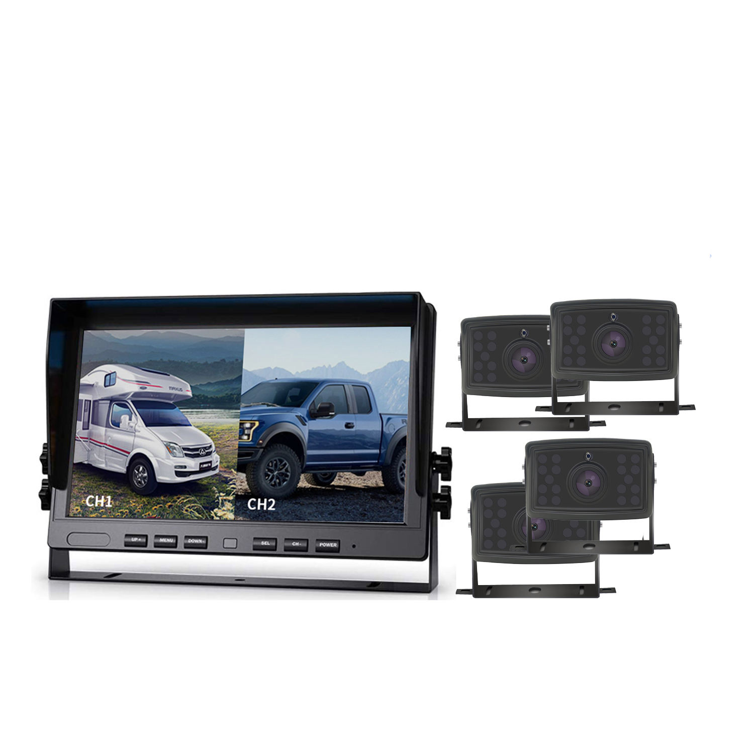 Kit filaire avec 4 caméra filaire