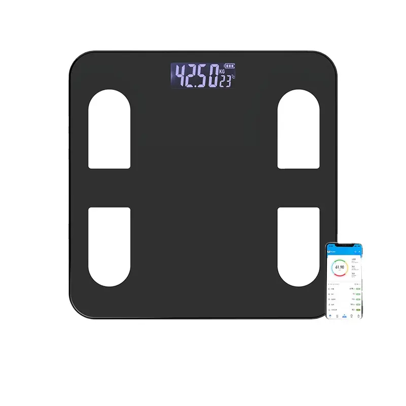 ISO9001 BSCI productos certificados de fábrica Bluetooth inteligente digital peso corporal Báscula de baño BMI