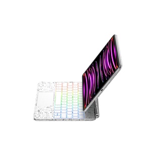 <strong>Custom</strong> PU Leather Case Digital Keypad Backlit Wireless Magic <strong>Keyboard</strong> for iPad Pro 11 Inch - Product Image 5