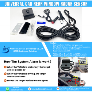 Sensor de microondas BSD para coche, asistencia de cambio de carril a prueba de agua, detección Universal de punto ciego para coche - Product Image 6