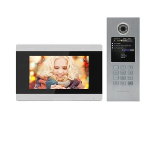 Bcomtech-intercomunicador ip multiusuario, dispositivos de seguridad inteligentes, filtrador de vídeo para teléfonos móviles, 10 appartements - Product Image 1