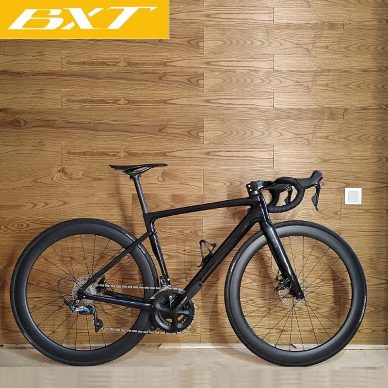 Yol bisikleti karbon Shimano 700C Cyclocross bisikletleri yol bisiklet Shimano 2*11 hız ile çin fabrika yol bisiklet fren diski