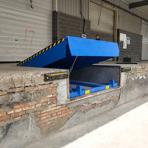 Rampa de muelle de plataforma de carga eléctrica hidráulica automática Nivelador de muelle fijo de 8-15 toneladas Nivelador de muelle de descarga de carga