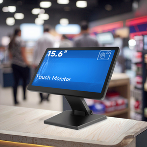 Monitor POS Touch Screen da 15.6 pollici per il sistema di registratore di cassa al dettaglio del ristorante - Product Image 1