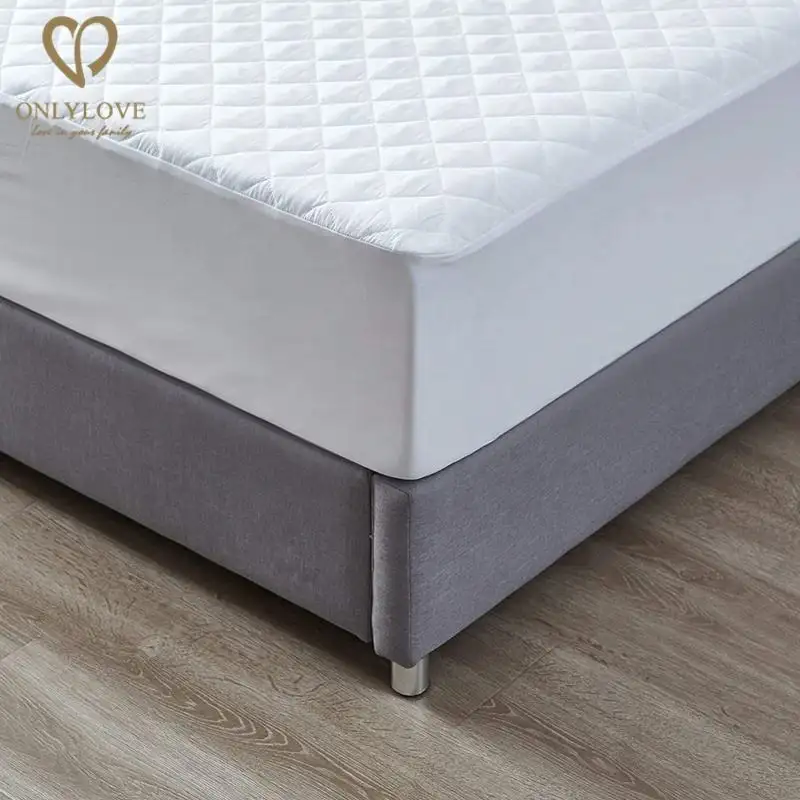 Pemasok Cina kualitas tinggi murah matras tahan air matras bed cover pelindung kasur dengan elastis