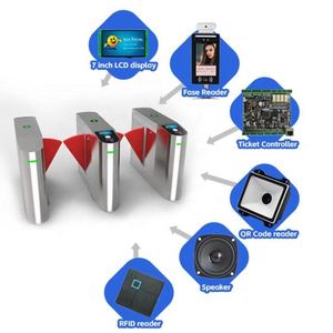 Scheda di accesso porta TCP/IP RFID Gate di controllo del sistema di controllo del tornello scorrevole convalida del biglietto API/SDK Network NFC tag Gate Control