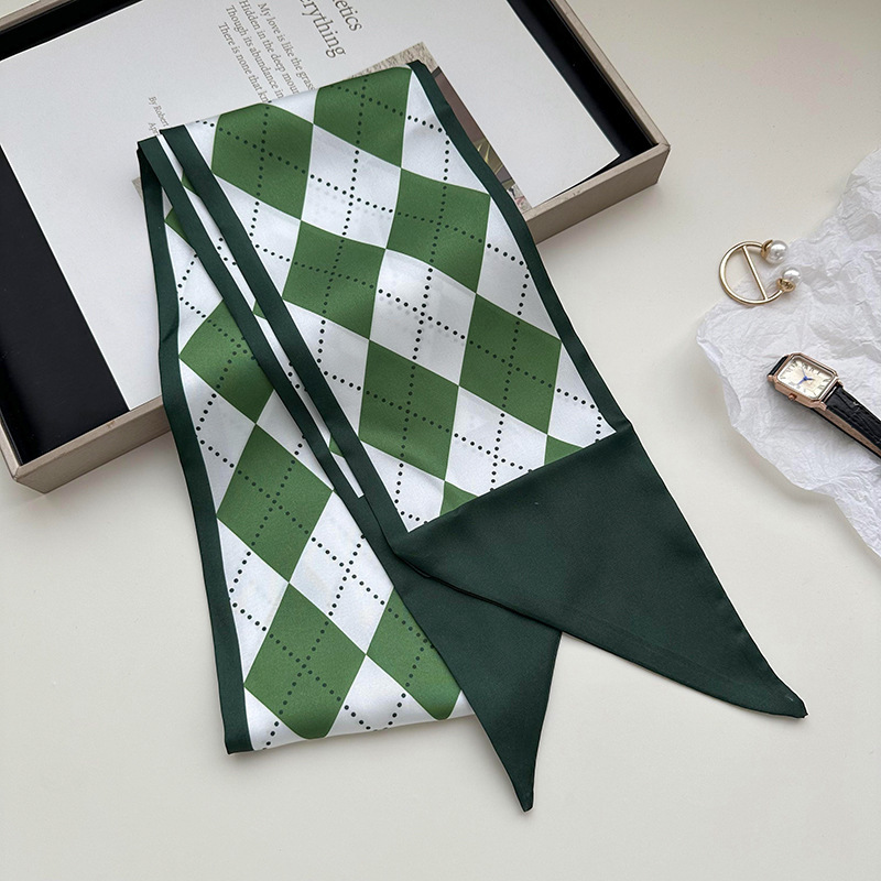 Grille diamant vert
