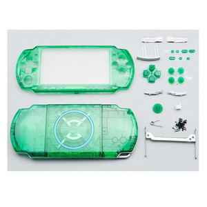 PSP3000 oyun aksesuarları için tam Set kabuk durumda çoklu renkler Psp 3000 için onarım şeffaf kabuk yedek kabuk durumda - Product Image 1