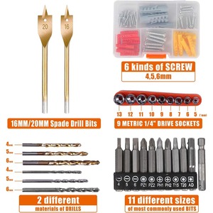 电动工具组合套件60件配件工具箱家用女士工具套装箱包手动工具五金 - Product Image 3