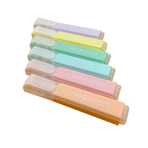 Manufacturing Cheap Custom Big Capacity Fresh <strong>Highlighters</strong> Text <strong>Marker</strong> <strong>Highlighter</strong> Pen Soft <strong>Chisel</strong> Tip 5mm for Bible Study - Product Image 3