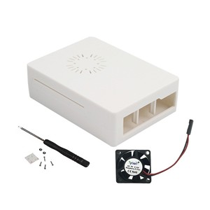 Raspberry PI 3 B + 3B Placa DE DESARROLLO carcasa con ventilador disipador de calor ABS inyección plástico conjunto funda protectora - Product Image 6
