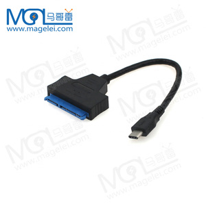 สายอะแดปเตอร์แปลง USB เป็น Sata,สายแปลง20ซม. USB3.1 Type-C เป็น Sata 7 + 15Pin 10Gbps สำหรับ HDD และ SDD Type C ขนาด2.5นิ้ว