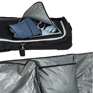 Custom Large Travel Ski Bag With Wheels Waterproof Padded Snowboard Bag for Air Travel Double Ski Bag - Product Image 5