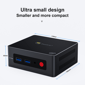 Para Beelink GK Mini PC con procesador Intel J4125 (hasta 2,7 GHz) Windows 10 Pro Computadora de escritorio Versátil DDR4 Memoria EE. UU./UE Enchufes - Product Image 3