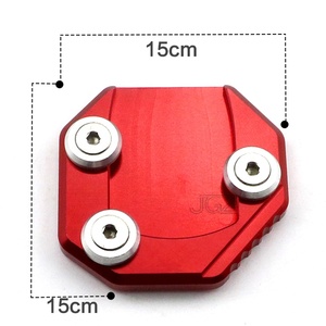 For <strong>SUZUKI</strong> GSR750 GSX-S1000F Motorcycle Side Stand Enlarger CNC Kickstand Foot Enlarge Plate Extension Pad Accessories - Product Image 6