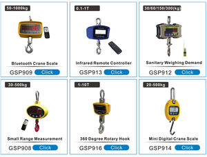 Высококачественная цифровая крановая шкала GSP910 BT5.2 с подключением компьютера Rs232 - Product Image 6