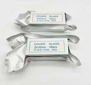 Microscopio de cristal supertransparente para laboratorio, cubierta deslizante de cristal multiespecificaciones - Product Image 4
