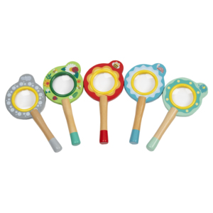 BSCI Factory Custom Handheld Wood Magnifying Glass for Kids - Learning Adventure Toy - <strong>Learn</strong> <strong>and</strong> <strong>Explore</strong> - Wooden Magnifier - Product Image 2