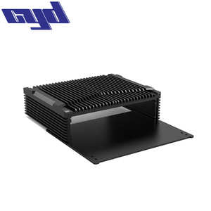 Nhà máy các nhà sản xuất OEM ODM tùy biến chia cơ thể Anodized Hợp kim nhôm đùn khuếch đại hộp điện tử bao vây - Product Image 4